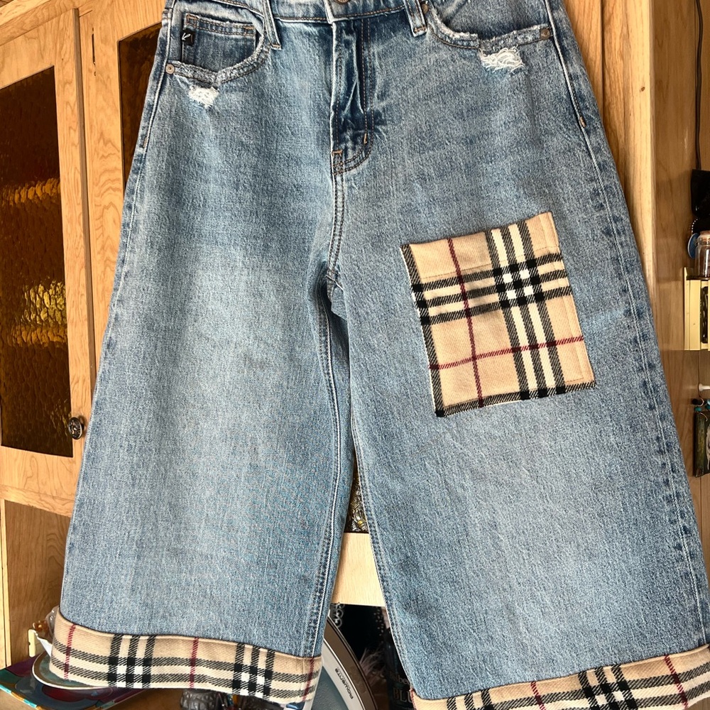 Jeans with Handmade embellishments